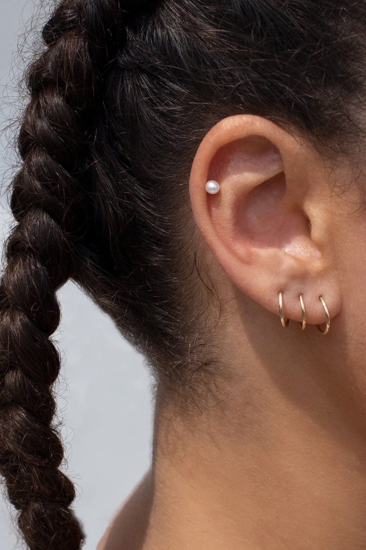 Loop Click Earring GOLD