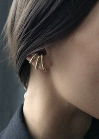 Vintage Cuff Earring for Second hole - Cuff oorbel in Goud