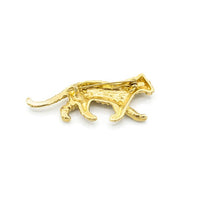 Brooch Tiger Gold - Broche Tijger Goud - Pin backpart 