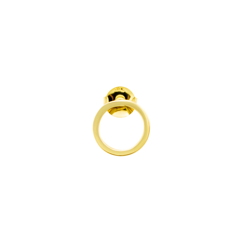 Circlet Round Earring Gold - Ronden Oorbel Goud - Jewelry