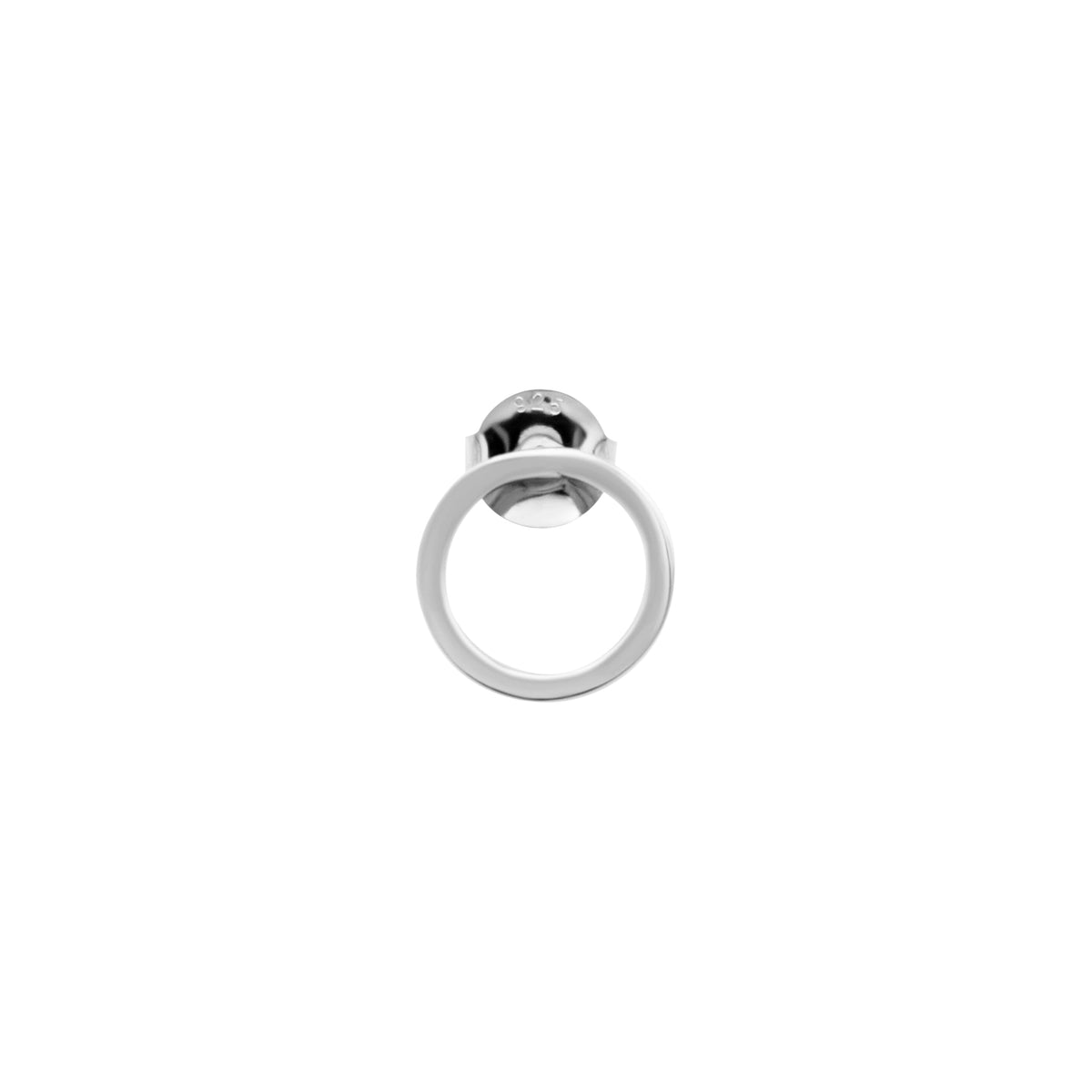 Circlet Round Earring Silver 925 - Zilveren Ronden Oorbellen - Sieraden