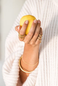 Dubbele Slang Ring Goud - Double Snake Ring Gold - Lemon