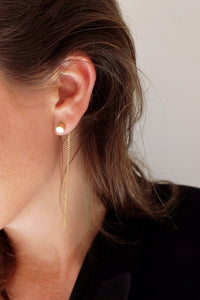 Single Bold Round Stud Big + Earpin Ornament - MVDT COLLECTION