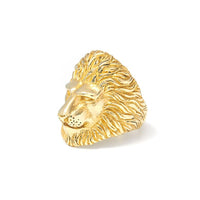 Lion Ring Gold - Leeuw Ring Goud - Leeuwen Ring Goud Front