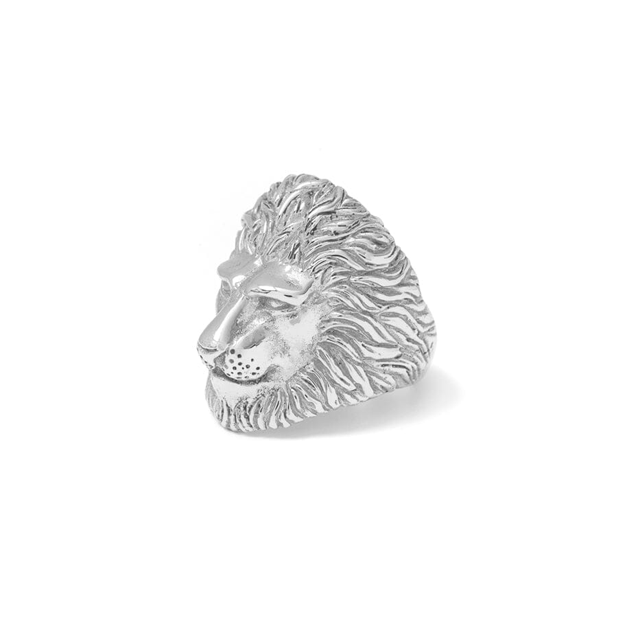 Lion Ring Silver 925 Sterling - Leeuw Ring sterling zilver 925 - Front