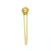 Lion Chain Earring GOLD