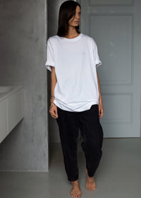 Oversized White Unisex T-shirt made of 100% Organic Cotton - Wit