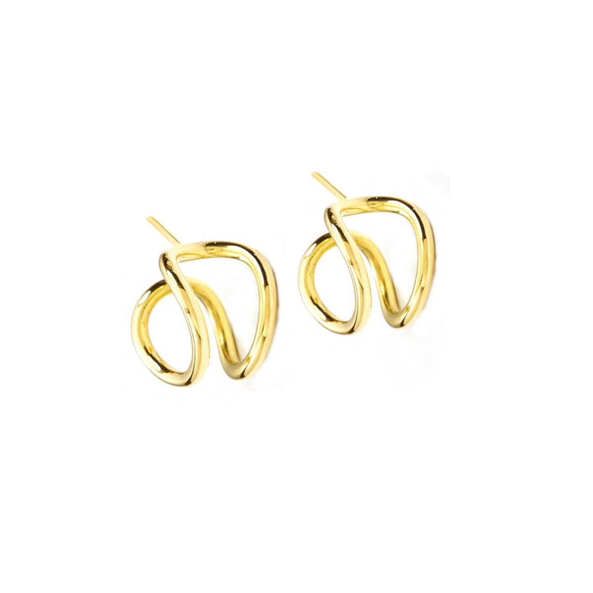 Mini Bold Earring Gold - Oorbellen Goud - Product