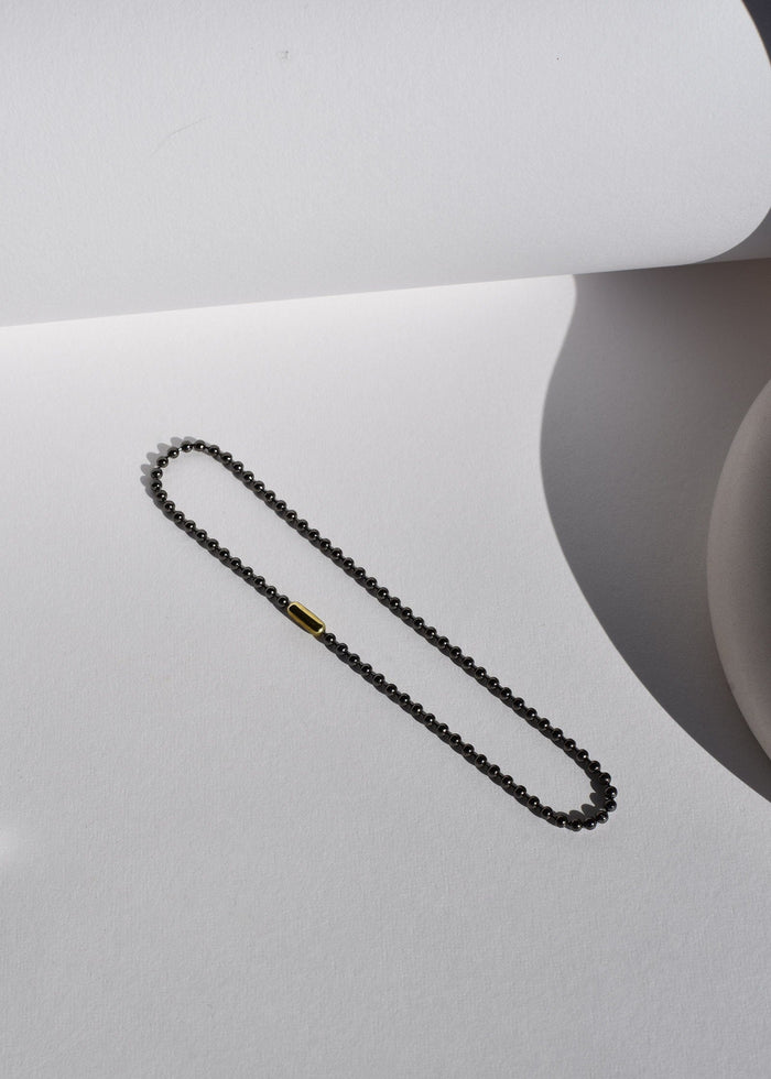 Pigalle Black Ball Ankle Bracelet Moyenne