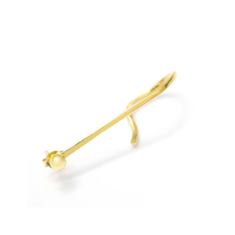 Ear Cuff + Gold Stud GOLD - MVDT COLLECTION